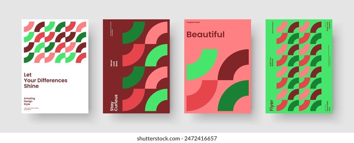 Creative Book Cover Template. Geometric Brochure Layout. Abstract Flyer Design. Business Presentation. Background. Poster. Report. Banner. Catalog. Notebook. Pamphlet. Advertising. Newsletter