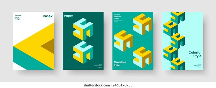 Creative Book Cover Template. Isolated Poster Layout. Geometric Report Design. Banner. Business Presentation. Flyer. Background. Brochure. Pamphlet. Magazine. Portfolio. Brand Identity. Journal