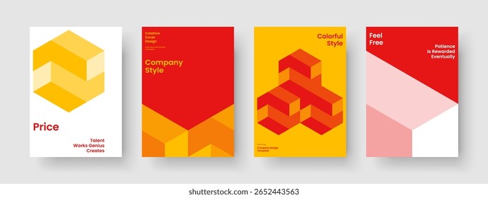 Creative Book Cover Template. Isolated Business Presentation Layout. Modern Report Design. Flyer. Poster. Brochure. Banner. Background. Handbill. Brand Identity. Pamphlet. Journal. Catalog