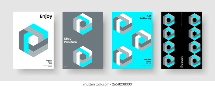 Plantilla de portada de libro creativo. Diseño de póster aislado. Diseño de informe geométrico. Anuncio. Volante. Presentación de Negocios. Antecedentes. Folleto. Cuaderno. Folleto. Identidad de marca. Publicidad. Catálogo