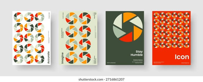 Modelo de Capa de Livro Criativo. Design de banner isolado. Layout de folheto moderno. Apresentação de negócios. Cartaz. Panfleto. Histórico. Relatório. Publicidade. Diário. Panfleto. Notebook. Carteira. Revista