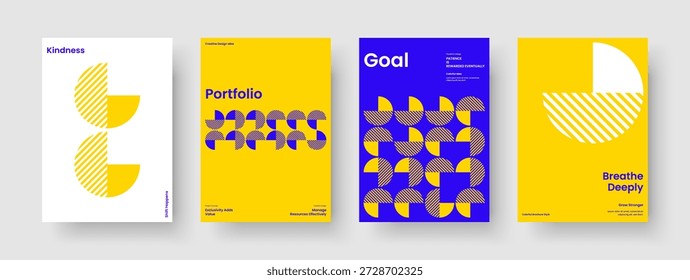 Modelo de Capa de Livro Criativo. Design de Relatório Isolado. Layout de Panfleto Moderno. Histórico. Cartaz. Brochura. Apresentação de negócios. Faixa. Publicidade. Diário. Boletim informativo. Catálogo. Portfólio