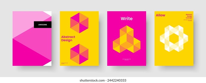 Plantilla de portada de libro creativo. Diseño de banner moderno. Diseño de presentación empresarial aislado. Antecedentes. Folleto. Informe. Volante. Cartel. Identidad de marca. Revista. Cuaderno. Handbill. Diario