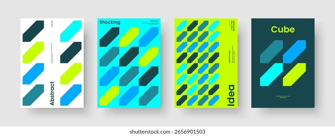Modelo de Capa de Livro Criativo. Design moderno Flyer. Layout De Relatório Geométrico. Cartaz. Apresentação de negócios. Faixa. Brochura. Histórico. Boletim informativo. Panfleto. Folheto informativo. Conhecimento manual. Notebook. Catálogo