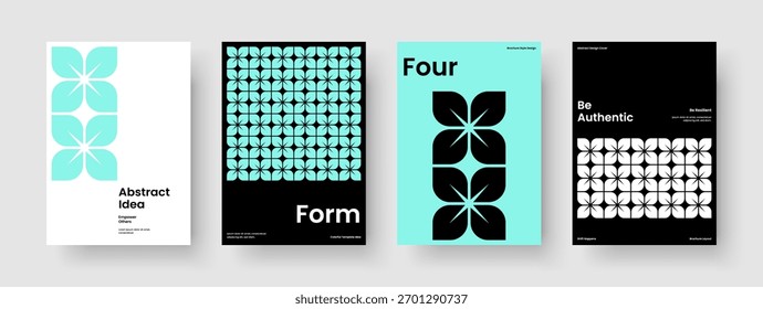 Plantilla de portada de libro creativo. Diseño de volante moderno. Diseño de presentación de negocios geométricos. Informe. Anuncio. Cartel. Folleto. Antecedentes. Catálogo. Publicidad. Cartera. Cuaderno. Panfleto