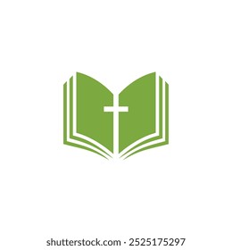 livro criativo cruz igreja logotipo inspiração design