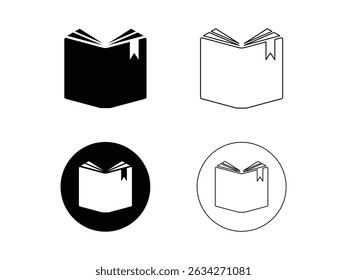 creative book design, vector, isolated on transparent background