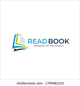 Creative Book icon logo design template