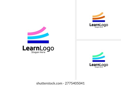 Creative book logo concept. Education logo design template