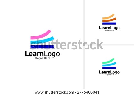 Creative book logo concept. Education logo design template