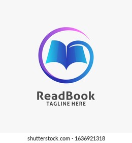 Creative book logo design inspiration
