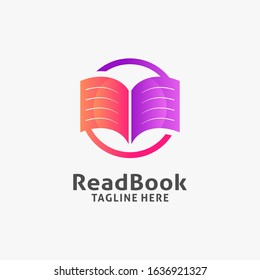Creative book logo design inspiration