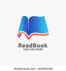Creative book logo design inspiration