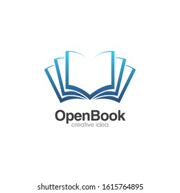 Creative Book Logo and Icon Vector Template