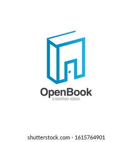 Creative Book Logo and Icon Vector Template