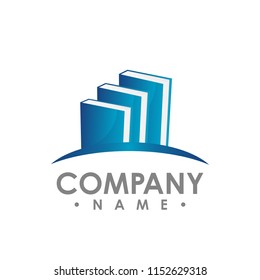creative book logo vector, Book color logo, School books, Education books