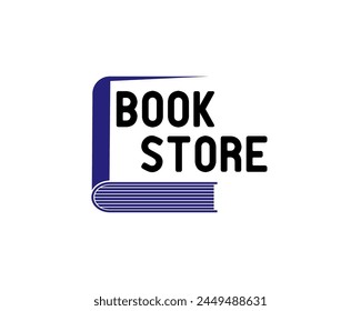 creative book store logo design template