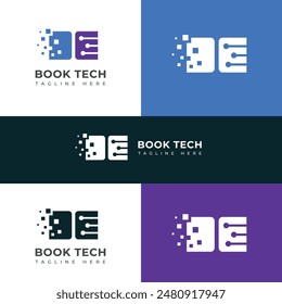 Creative Book tech logo design