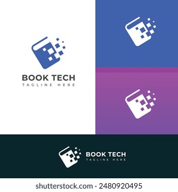 Creative Book tech logo design