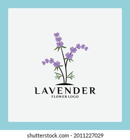 creative botanical flower lavender logo design for your business saloon, spa, cosmetic, herbal
