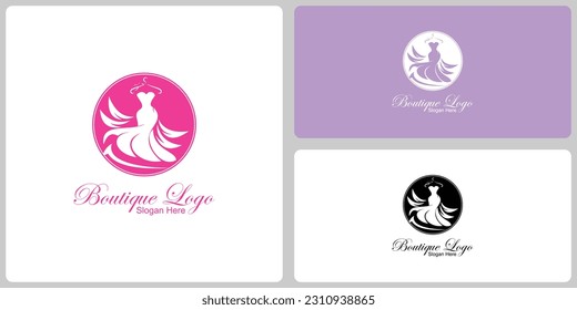 Creative boutique|Boutique logo design with modern style| premium vector