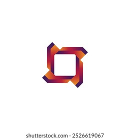 Creative Box logo design illustration. Template logo design