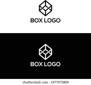 Creative Box Logo And Icon Design Template.