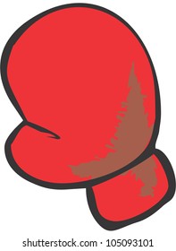 Creative Boxing Glove Illustration