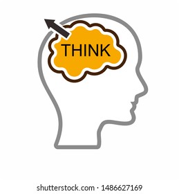 Creative brain concept. Creative Idea. Creative brain. Idea concept.