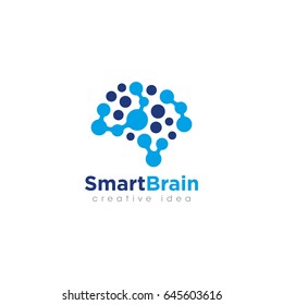 Creative Brain Concept Logo Design Template