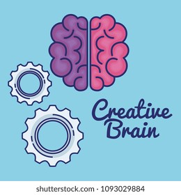 creative brain idea concept