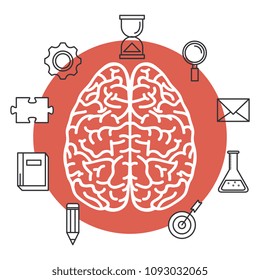 creative brain idea concept