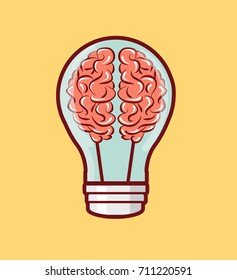 Creative brain illustration