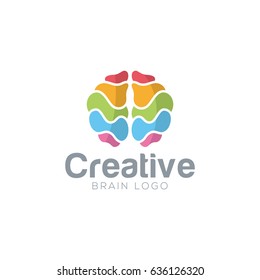 Creative brain logo