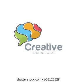 Creative brain logo