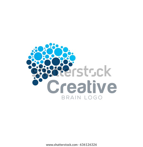 Creative Brain Logo Stock Vector (Royalty Free) 636126326 | Shutterstock