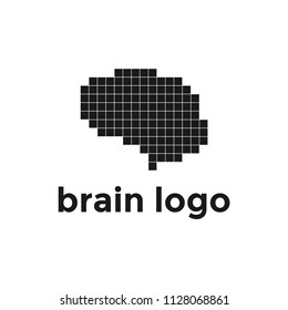 creative brain logo design concept
