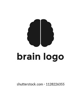 creative brain logo design template