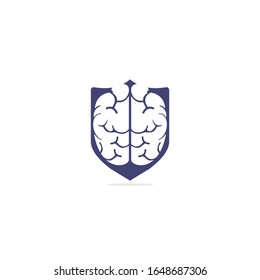 Kreatives Logo-Design. Denken Idee Konzept.Brainstorm Macht Denken Gehirn Logotype Symbol.