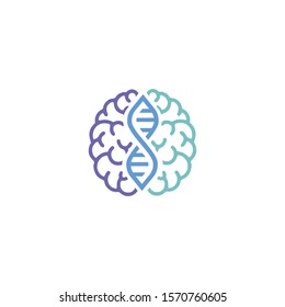 Creative Brain Logo Design Vector. Brain logo illustration