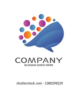 Creative Brain Logo in Vector