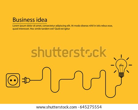 Creative brainstorm concept business idea