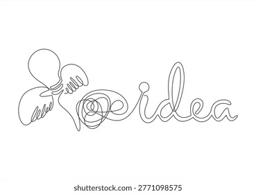 Creative brainstorming concept and