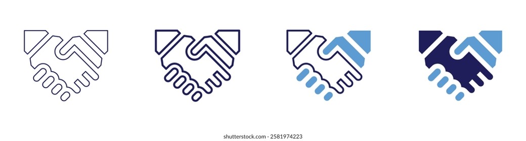 Creative brainstorming icon in 4 different styles. Thin Line, Line, Bold Line, Duotone. Duotone style. Editable stroke.