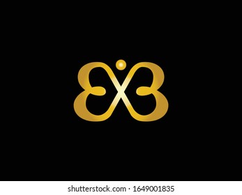 Icono vectorial de la plantilla de negocio de marca creativa por letra