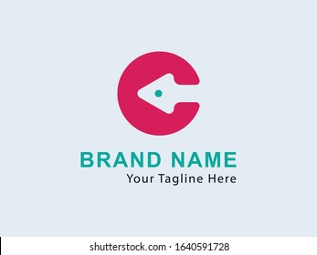 Creative brand c letter logo business template vector icon