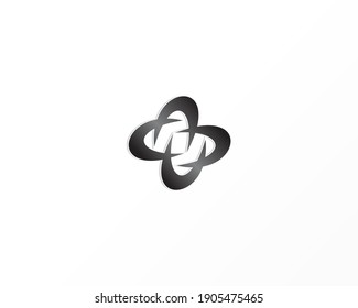 Creative brand icon logo design with modern shape