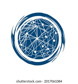 creative brand sign orthopedic bone implants logo design vector of medical surgery symbol eps.10 icon illustration