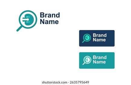 Modelo de design de logotipo de marca criativa