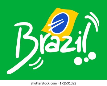 Creative Brazil flag